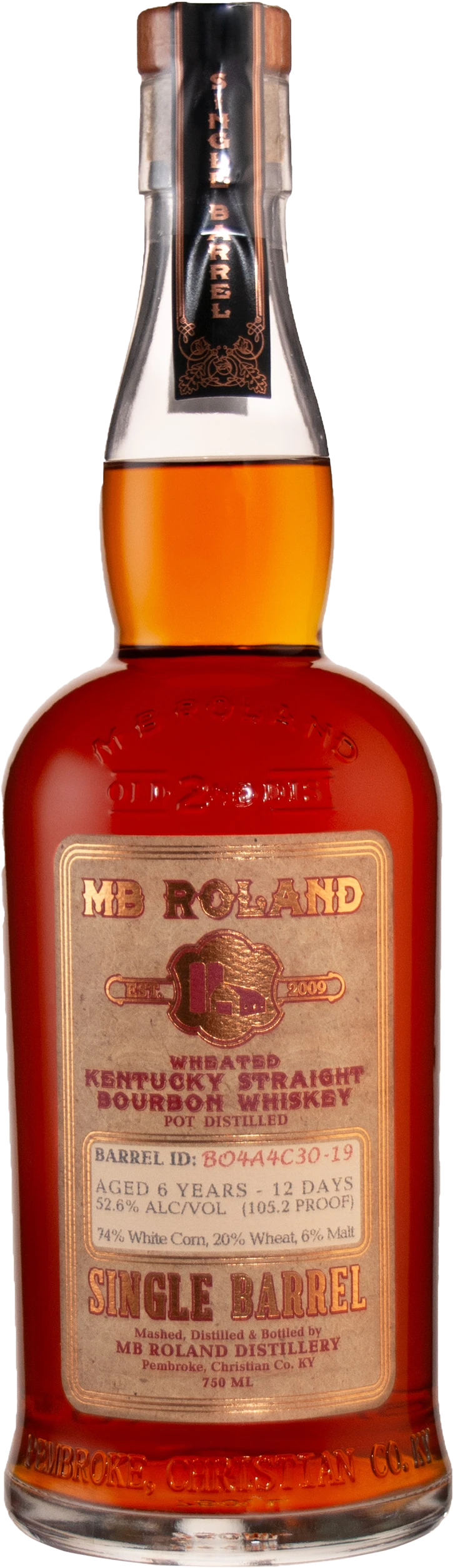MB Roland Distillery | Bourbon | Whiskey | Bourbon Tasting | Bottle Your Own Bourbon | Bourbon Tour | Spirits | Kentucky Straight Bourbon Whiskey (Single Barrel)