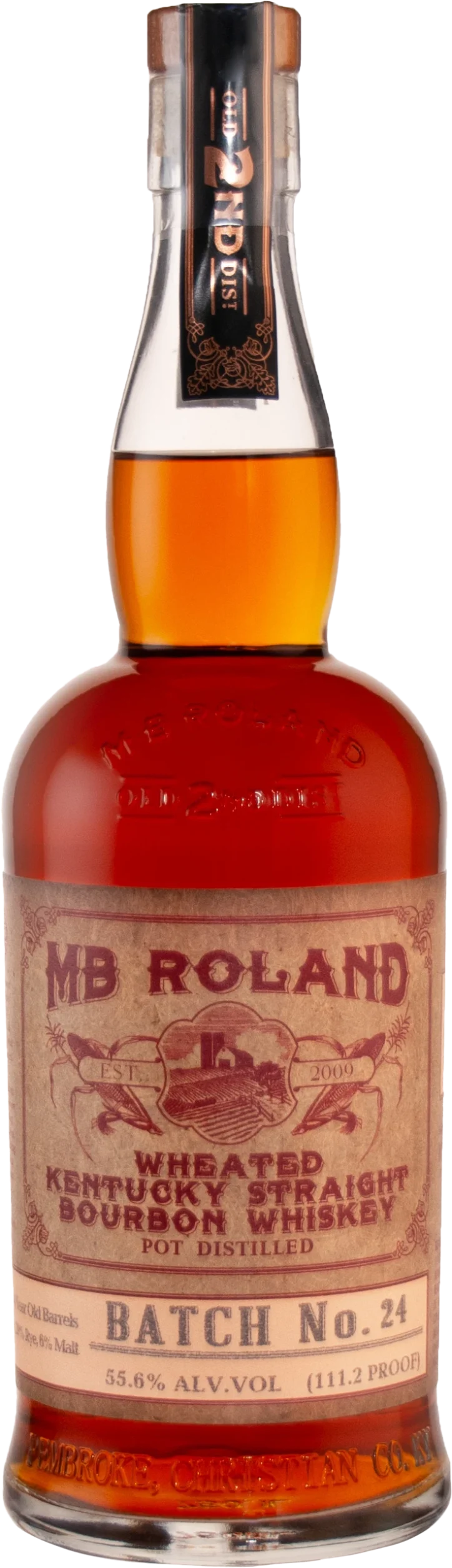 MB Roland Distillery | Bourbon | Whiskey | Bourbon Tasting | Bottle Your Own Bourbon | Bourbon Tour | Spirits | Kentucky Straight Bourbon Whiskey (Wheated Mash)